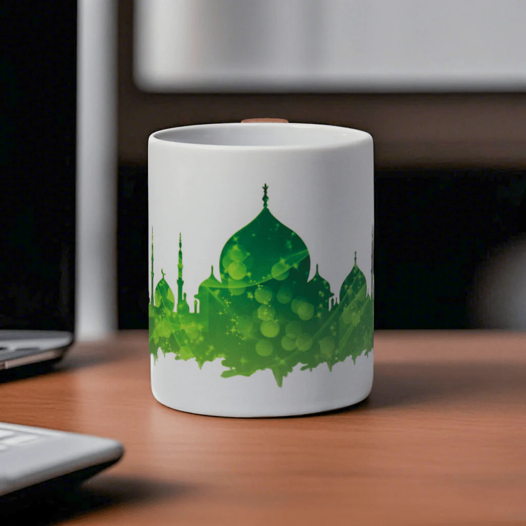 3D Thermal Transfer Printing Pixel-Perfect Muslim Photo Mug Cup(MC01) - Image 28