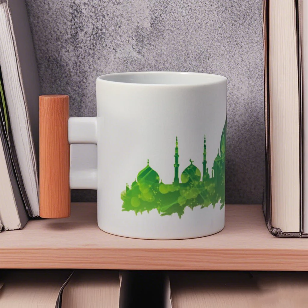 3D Thermal Transfer Printing Pixel-Perfect Muslim Photo Mug Cup(MC01) - Image 29