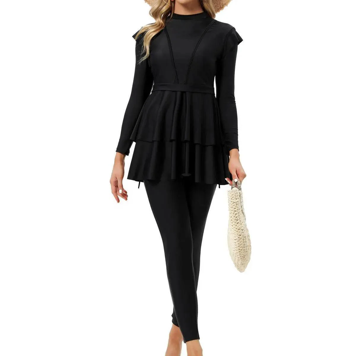 3pcs Burkini Modest Swimsuit | Burkini Swimsuit For Muslimas (MB002) - Image 5