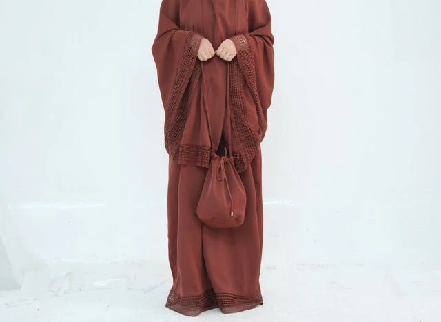4-Piece Nida Prayer Set with Lace Trim(MK031) - Image 12