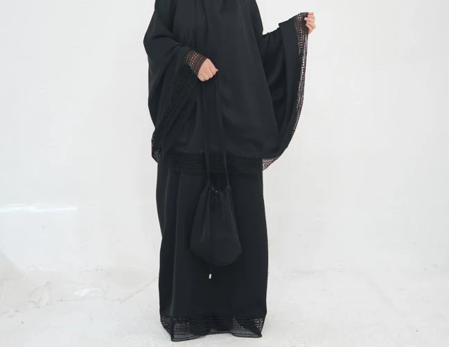 4-Piece Nida Prayer Set with Lace Trim(MK031) - Image 19