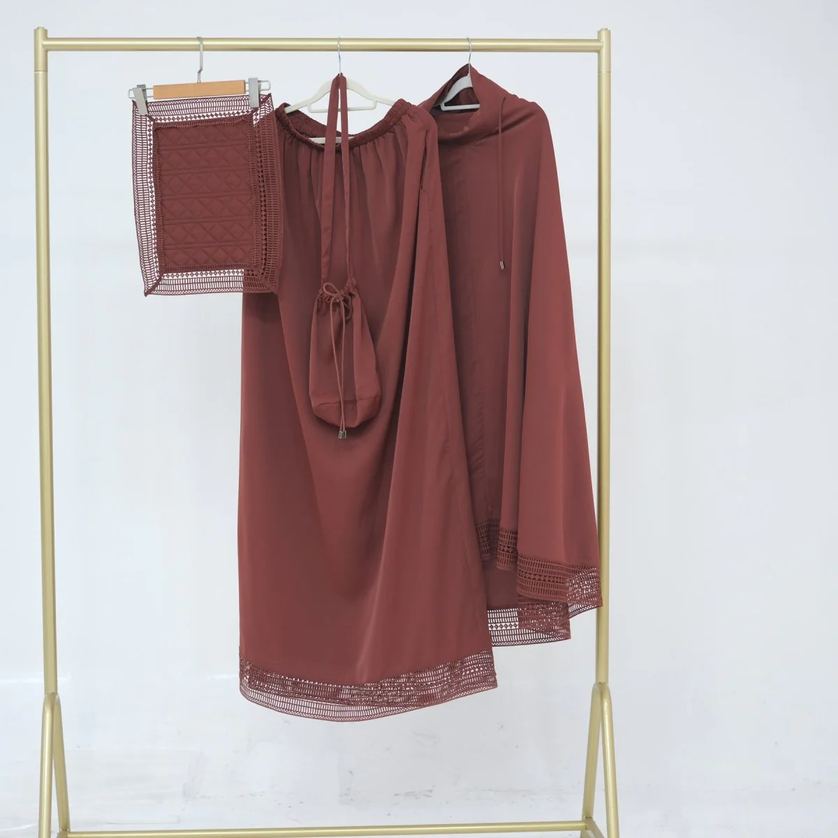 4-Piece Nida Prayer Set with Lace Trim(MK031) - Image 25