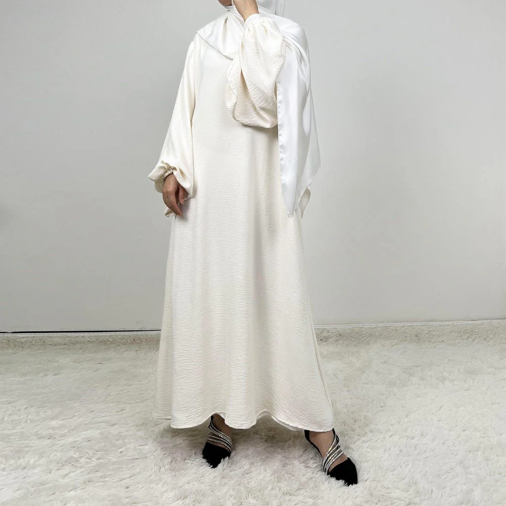 Abaya With Lantern Sleeves Made Of Crepe Material (MA124) - Image 6