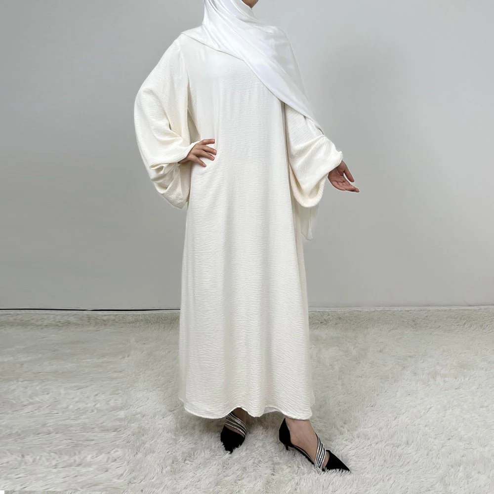 Abaya With Lantern Sleeves Made Of Crepe Material (MA124) - Image 7