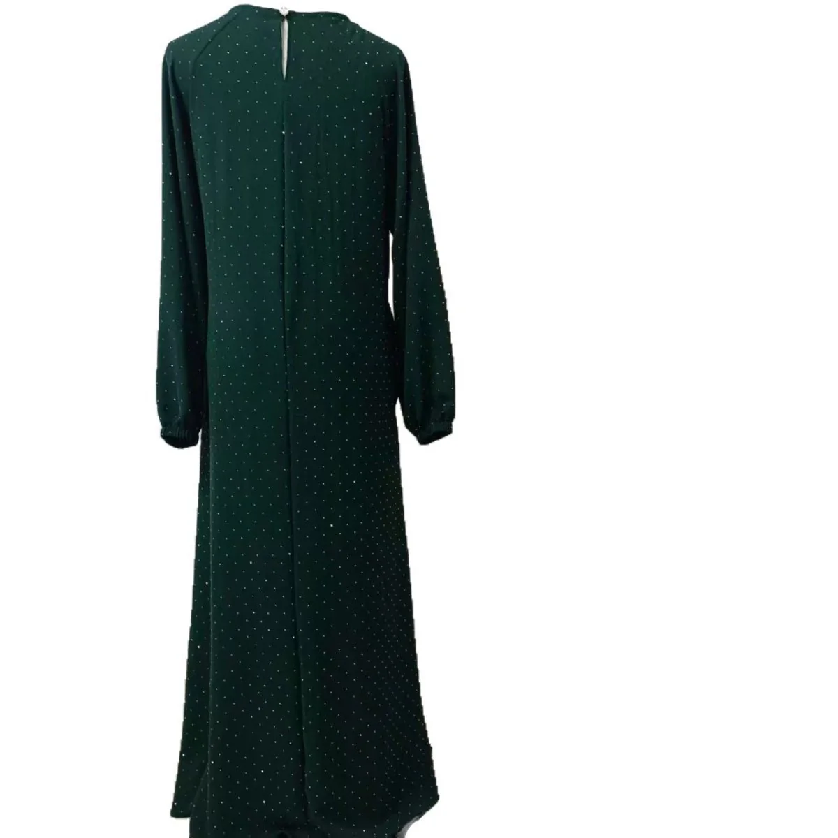 Modest Diamond Dot with Adjustable Belt Muslim Women Abaya(MA158) - Image 9