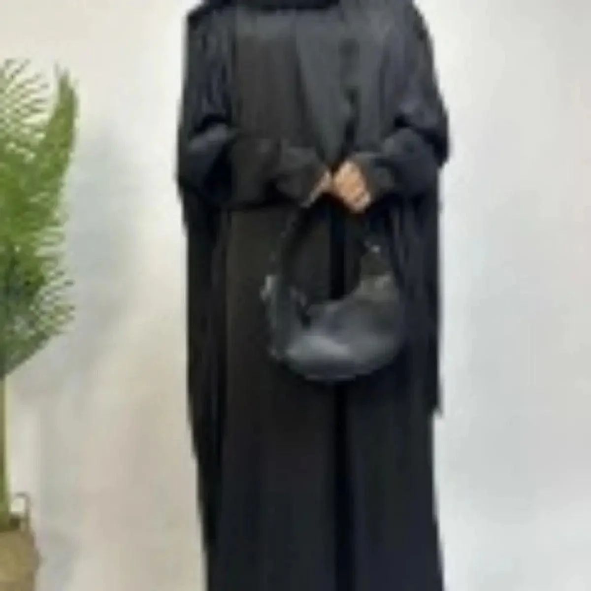 Armani Abaya: Perfect Satin Abaya With A Drawstring (MA039) - Image 11