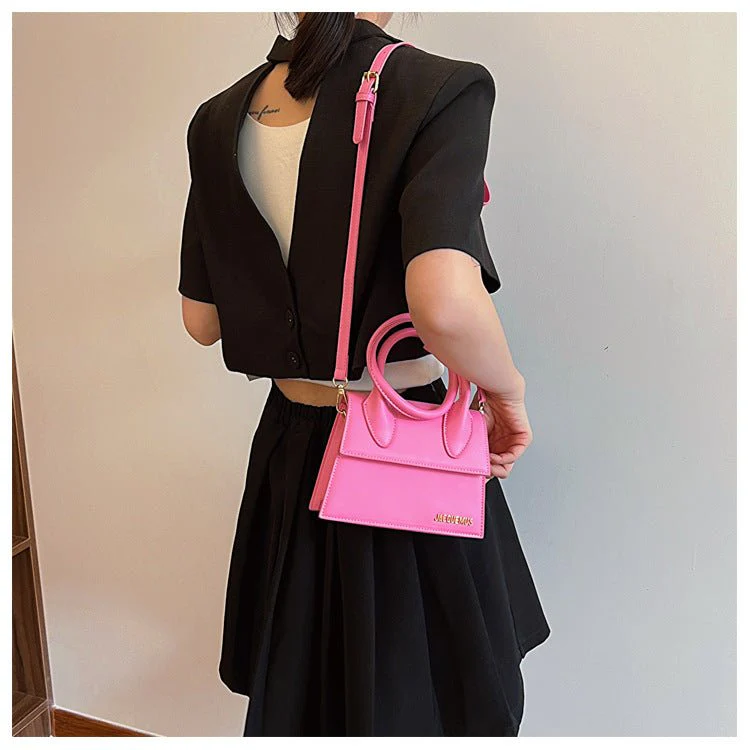 Artificial Leather Versatile Crossbody Handbag (MAC234) - Image 11