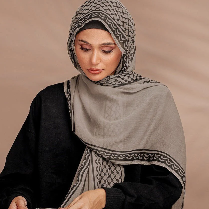 Artisan-Dyed Printed Versatile Hijab‌ (MH169) - Image 2