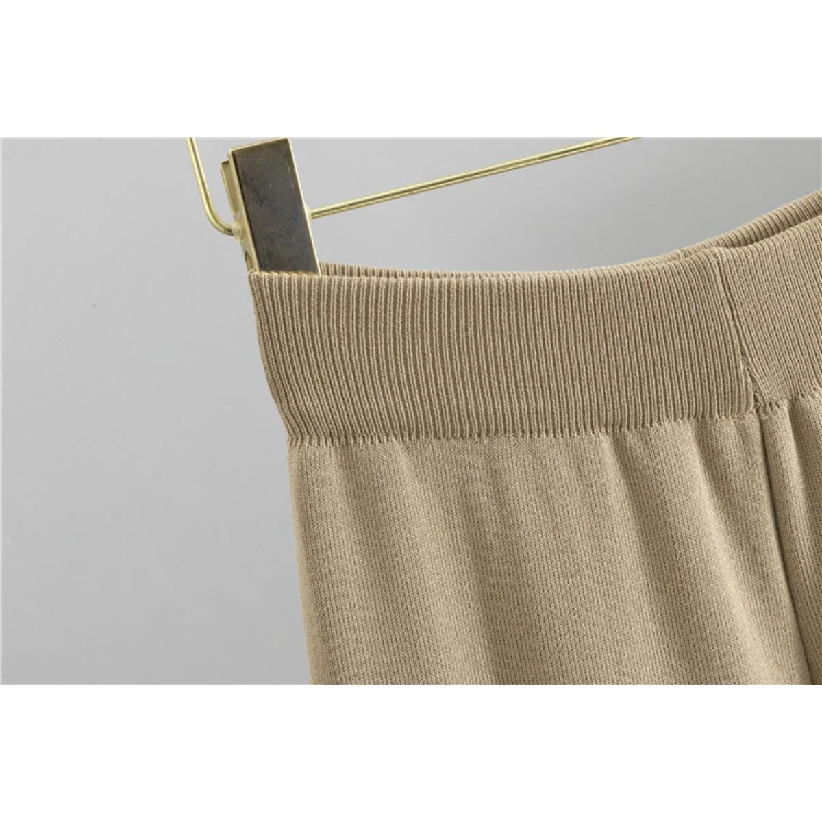 Autumn-Winter Knit V-Neck Gold Button Cardigan Two-Piece Set (MS089) - Image 16