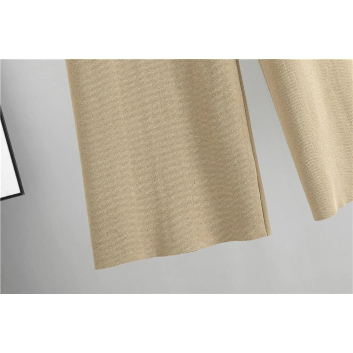 Autumn-Winter Knit V-Neck Gold Button Cardigan Two-Piece Set (MS089) - Image 17