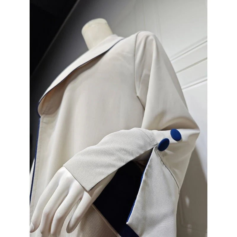 Autumn & Winter Long Dress with Open Front | Solid Color Pleated Abaya Cardigan (MOA218) - Image 10