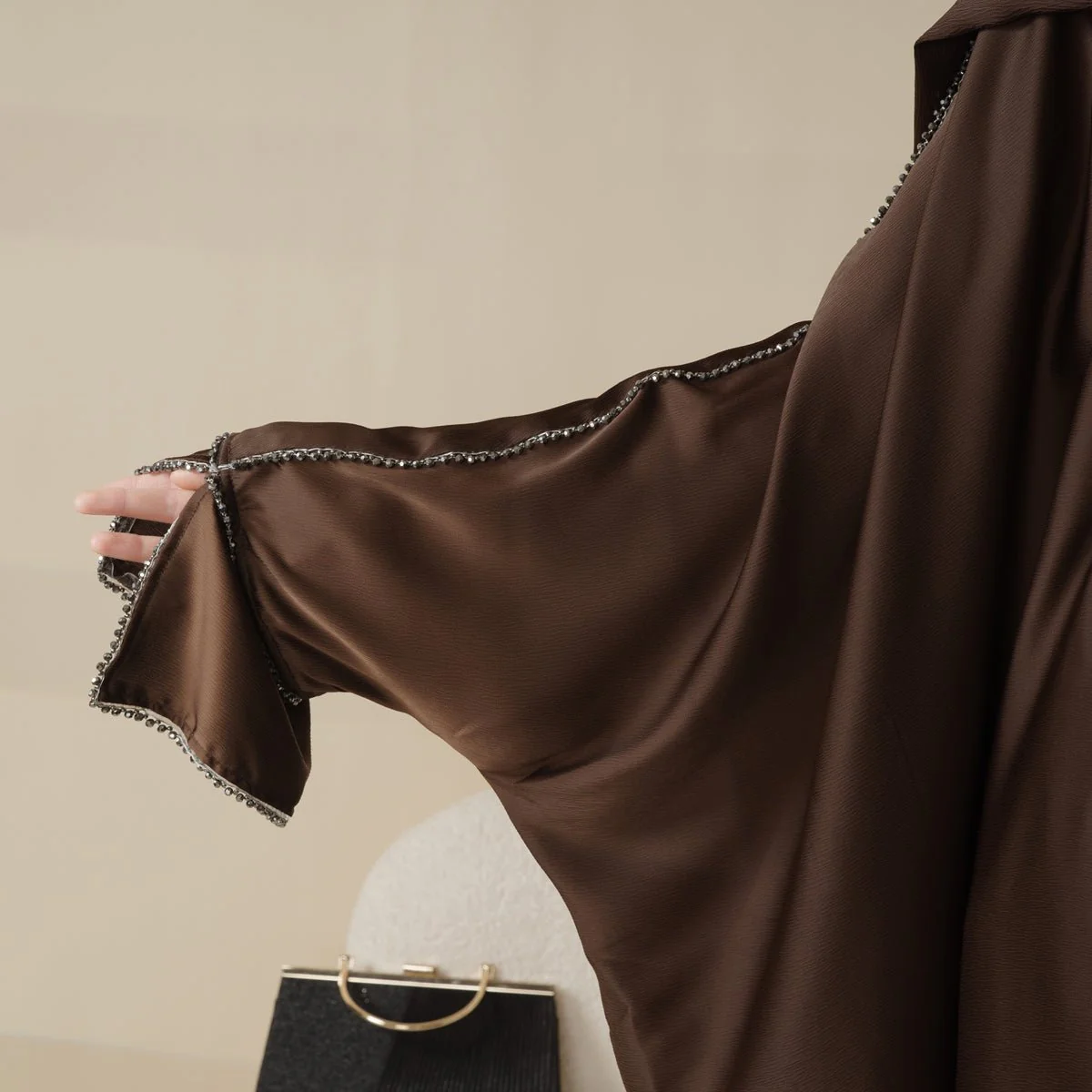 Batwing Abaya With Matching Hijab | Batwing Sleeve Abaya (MA041) - Image 13
