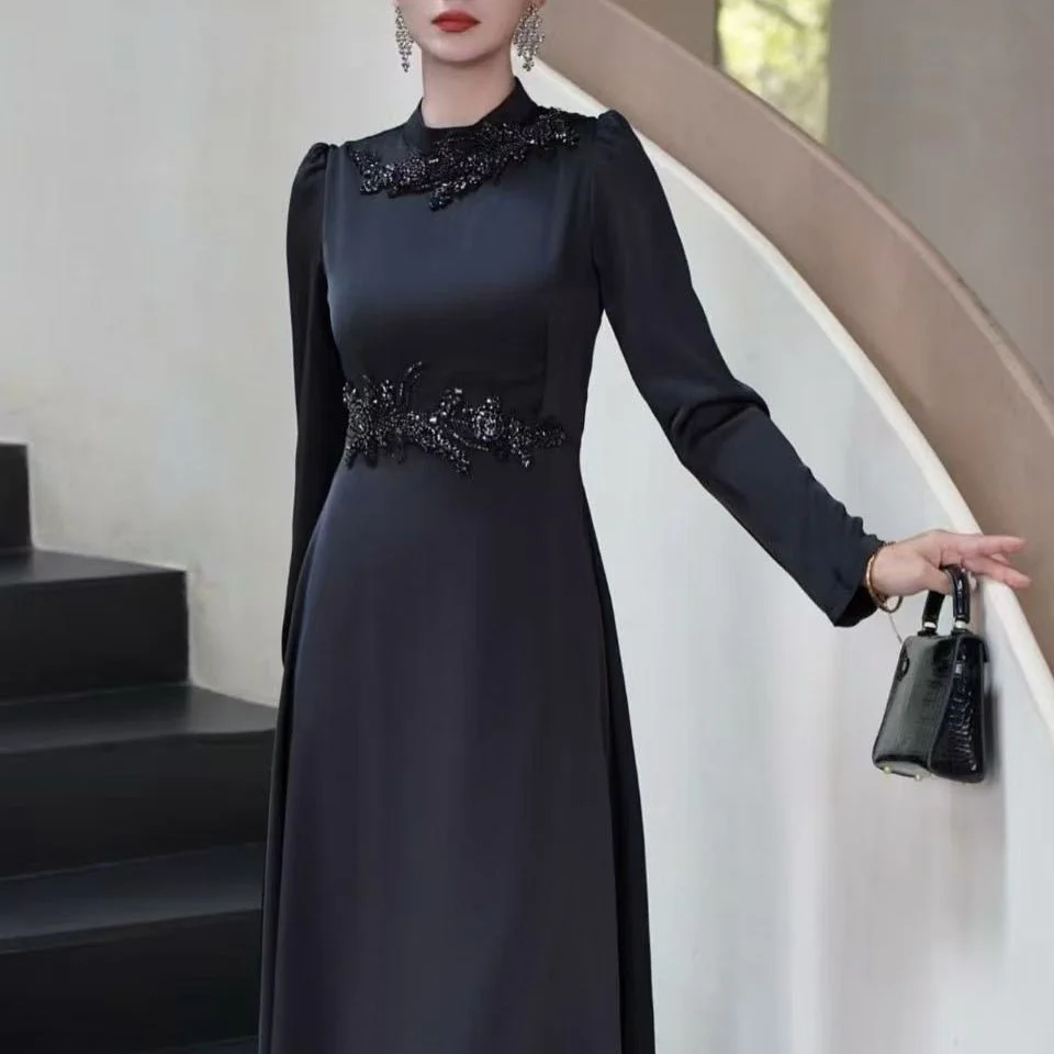 Beaded Embellished Maxi Dress(MS365) - Image 5