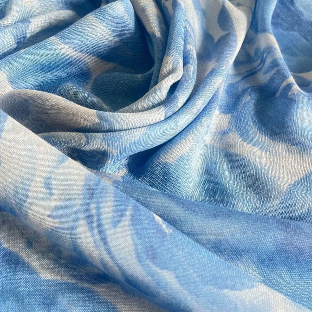 Blossom Watercolor Hijab Versatile Soft Headscarf (MH163) - Image 4