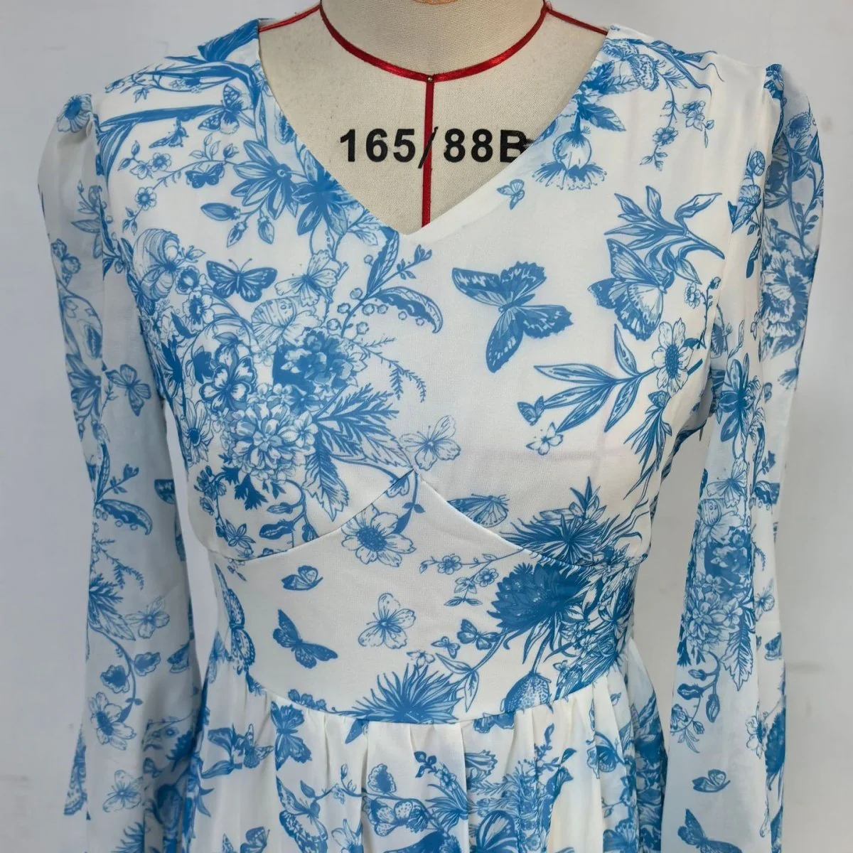 Botanical Print Maxi Dress (MS392) - Image 14