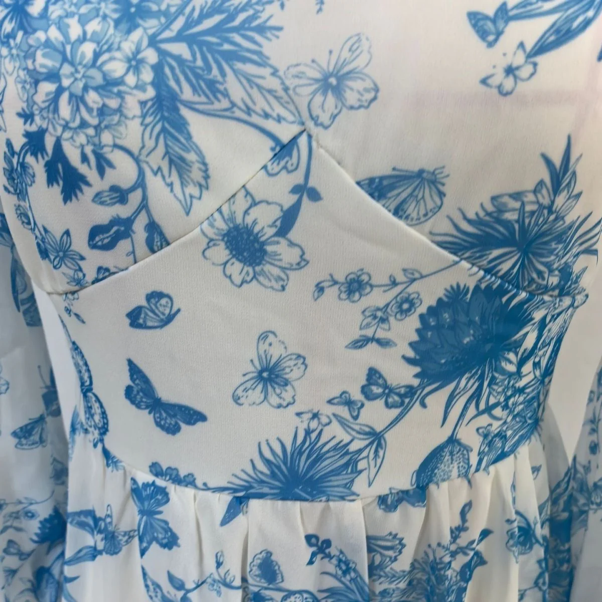 Botanical Print Maxi Dress (MS392) - Image 15