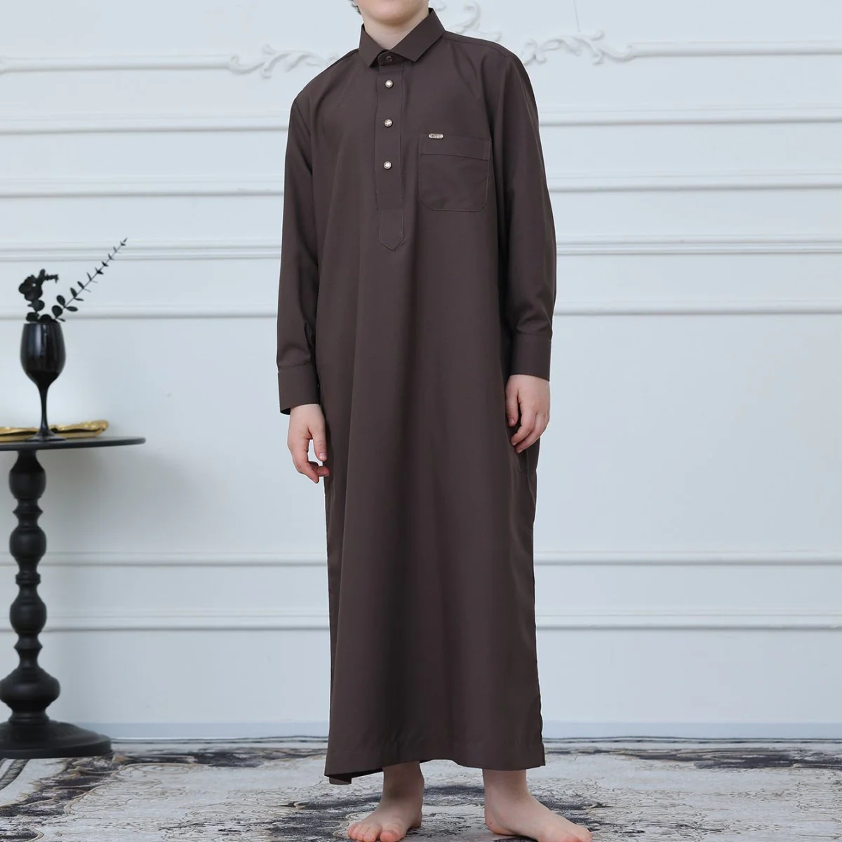 Boys Button-Front Thobe(MKB011) - Image 12