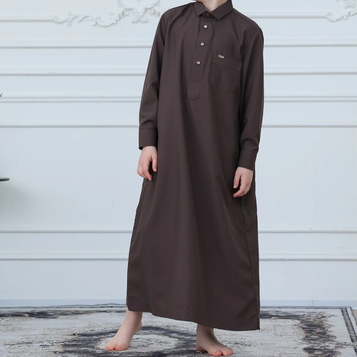 Boys Button-Front Thobe(MKB011) - Image 13