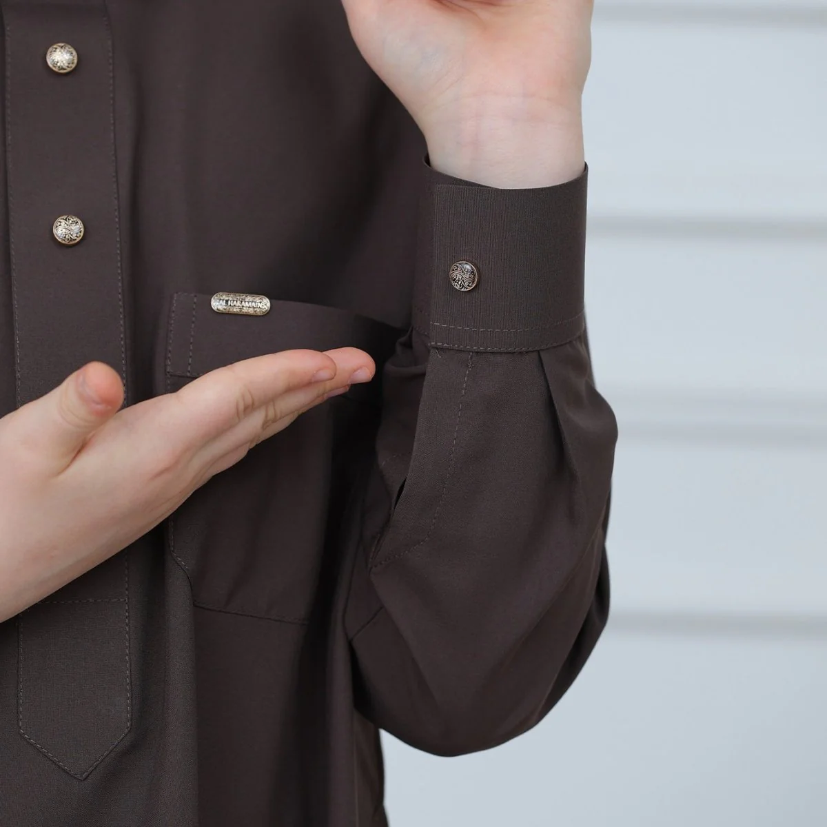 Boys Button-Front Thobe(MKB011) - Image 16
