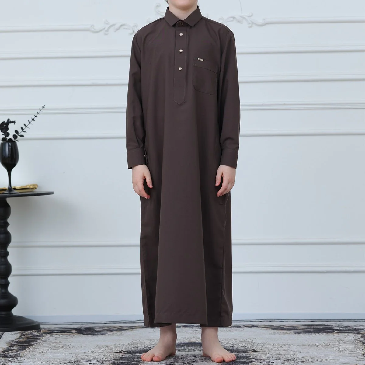 Boys Button-Front Thobe(MKB011) - Image 2