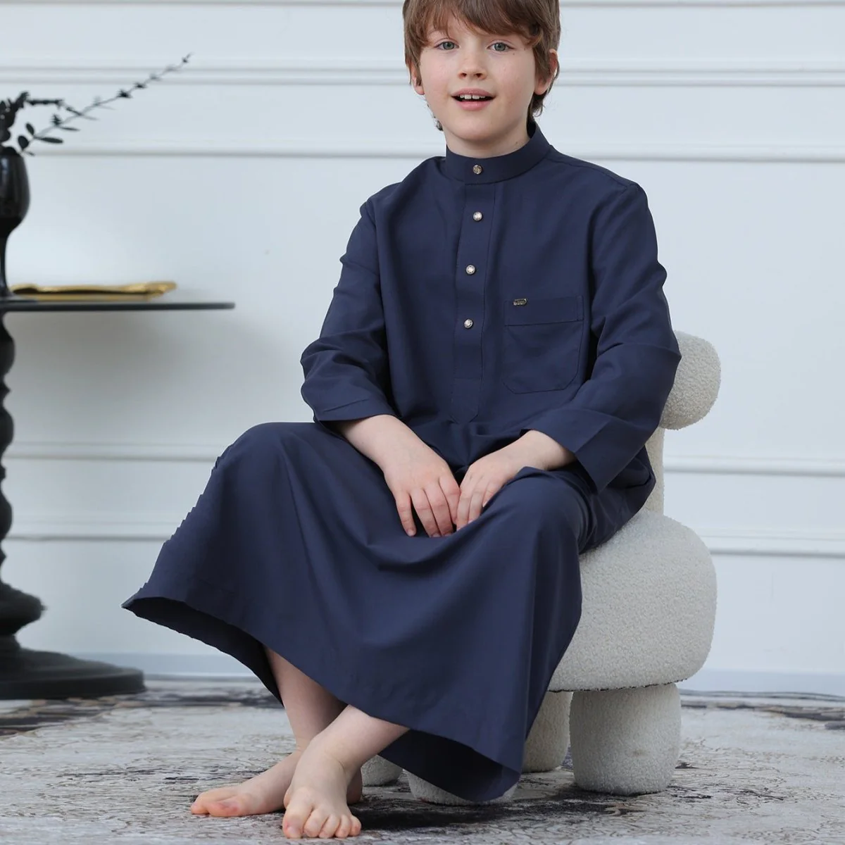 Boys Button-Front Thobe(MKB011) - Image 20