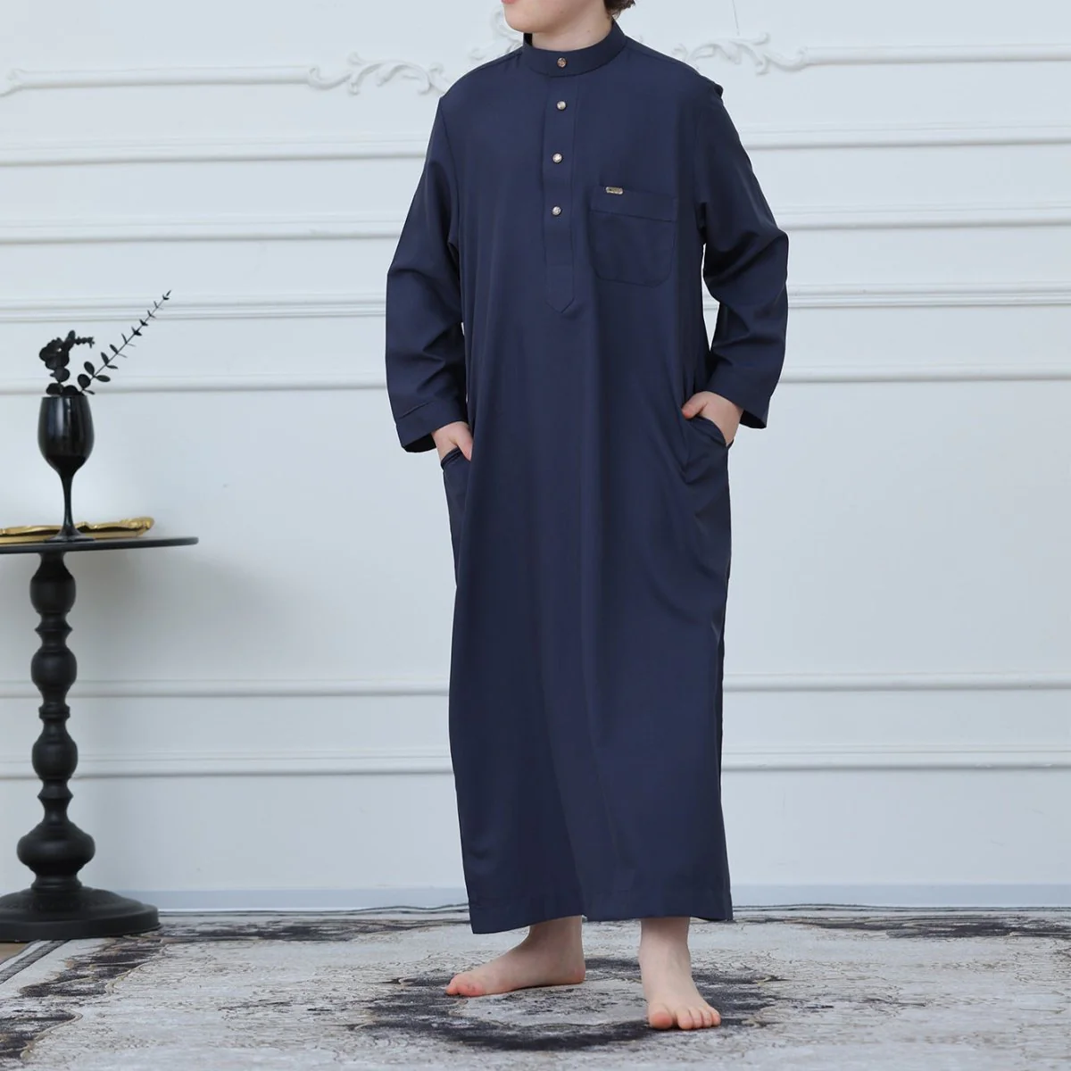 Boys Button-Front Thobe(MKB011) - Image 3