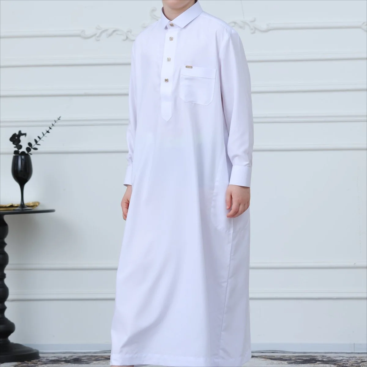 Boys Button-Front Thobe(MKB011) - Image 5