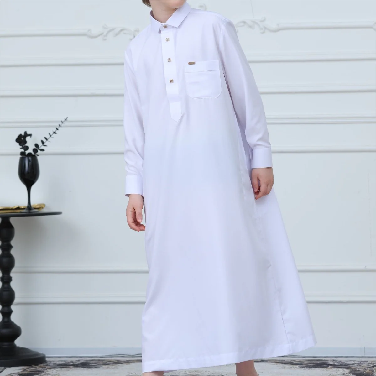 Boys Button-Front Thobe(MKB011) - Image 9
