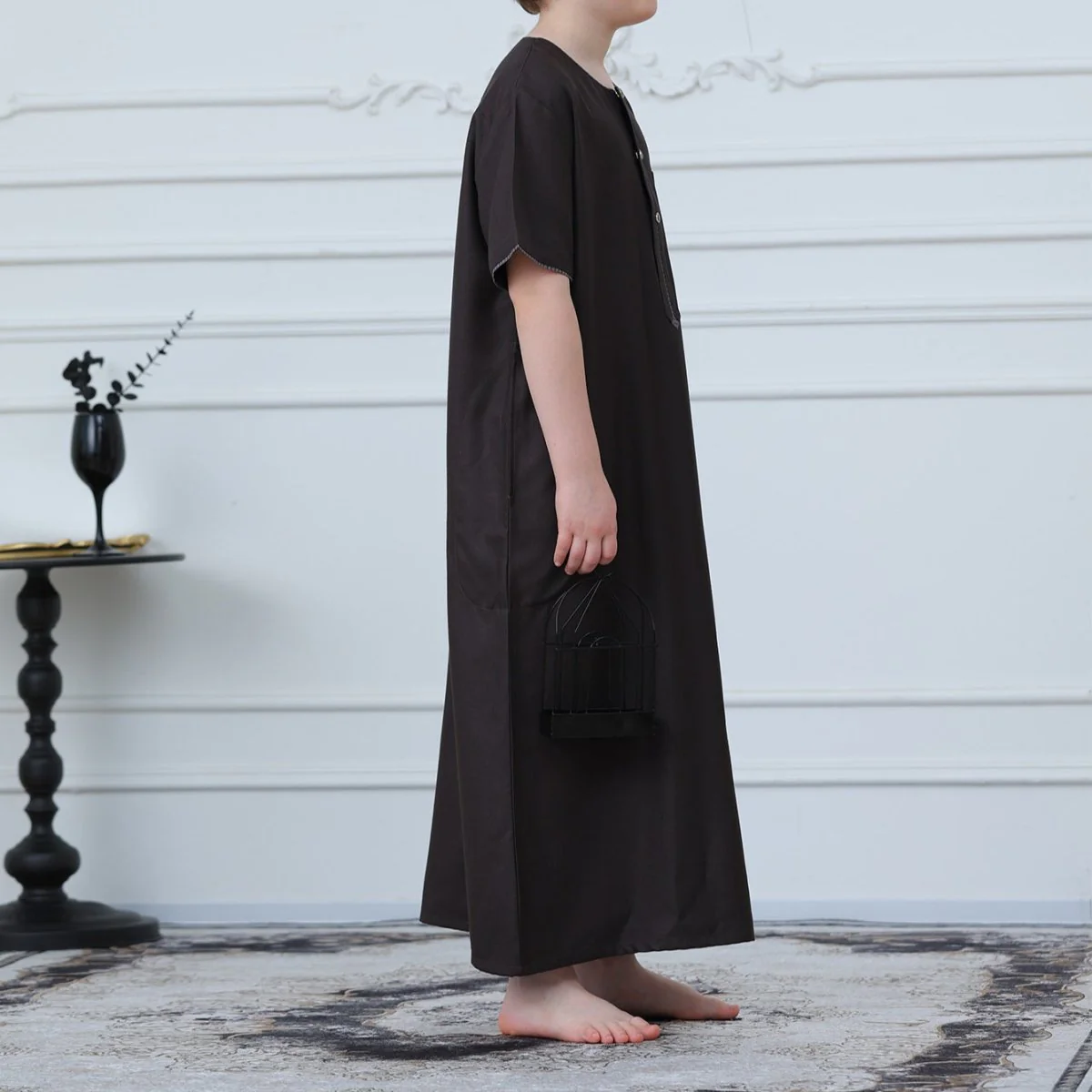 Boys' Embroidered Thobe(MKB032) - Image 2