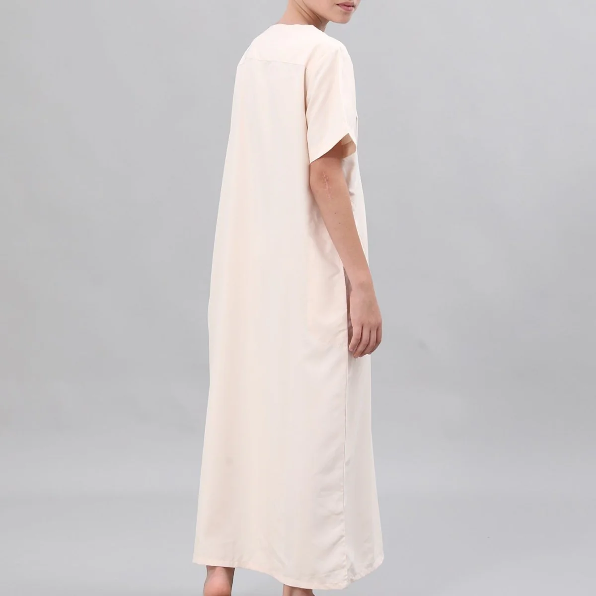 Boys' Embroidered Thobe with Side Pockets(MKB035) - Image 34
