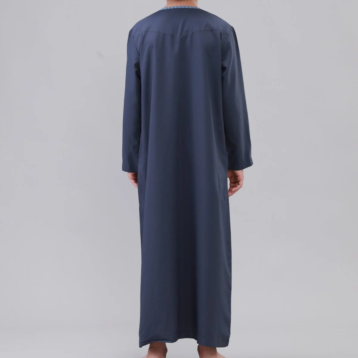 Boys Embroidered Thobe with Tassel Detail(MKB016) - Image 5