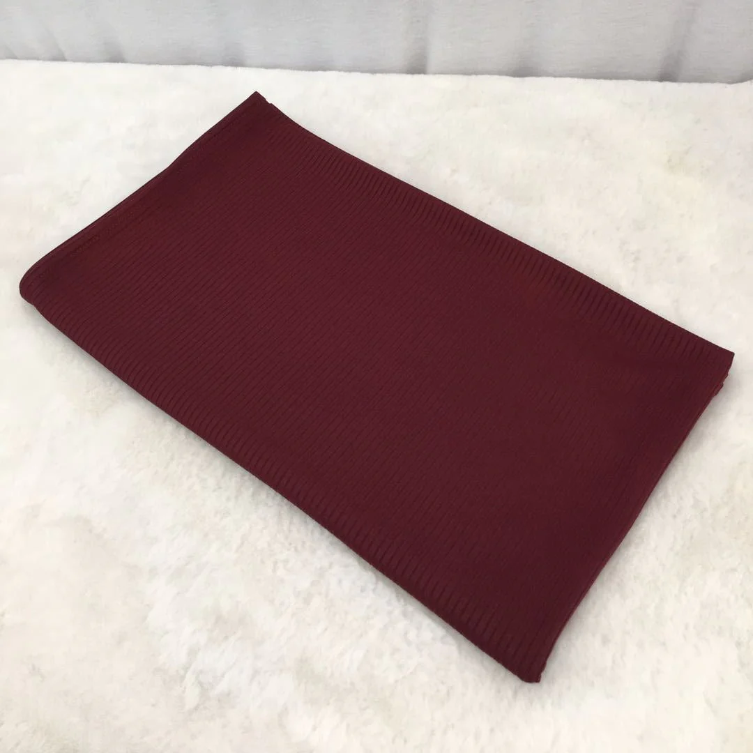 Breathable Stretch Knit Scarf Hijab (MH189) - Image 10