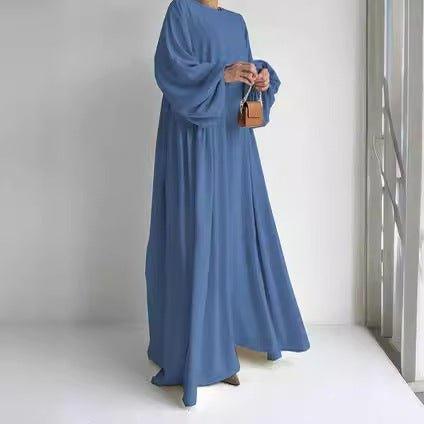 Simple Puff Balloon Sleeve Abaya (MA066) - Image 3