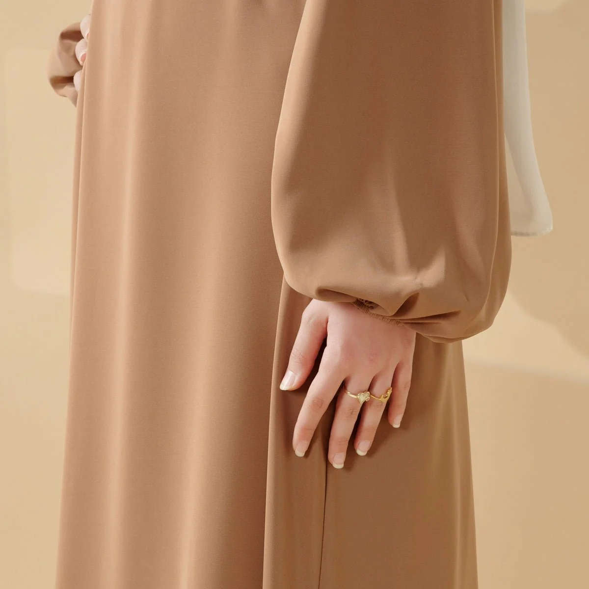 Candy Color Pleated Abaya | Must-have Essential Basic Dress (MA142) - Image 22