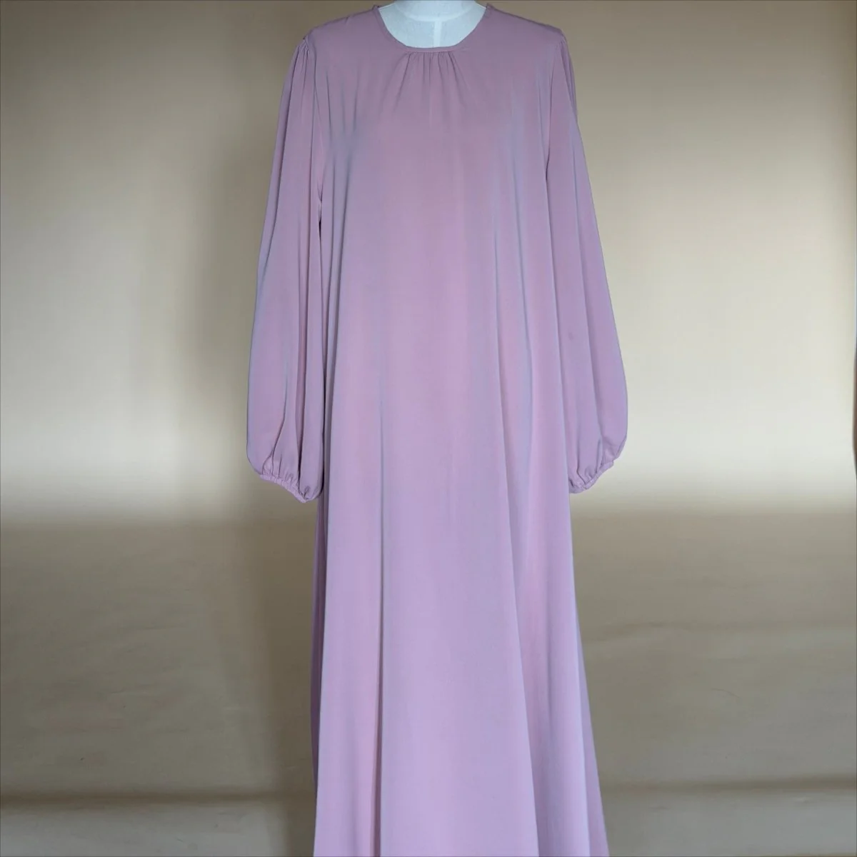 Candy Color Pleated Abaya | Must-have Essential Basic Dress (MA142) - Image 25