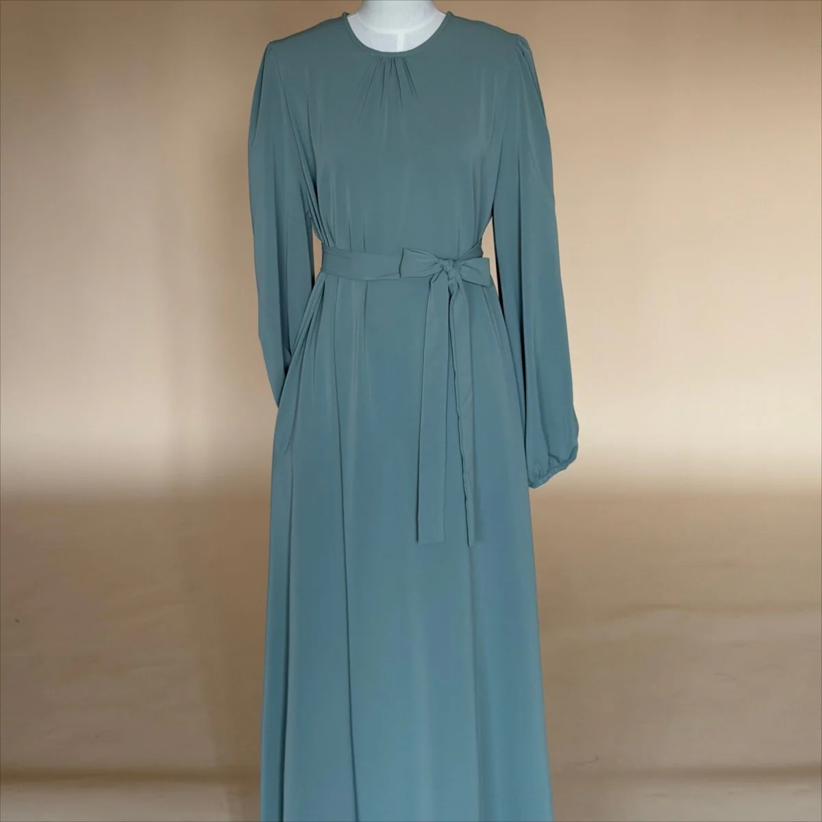 Candy Color Pleated Abaya | Must-have Essential Basic Dress (MA142) - Image 27