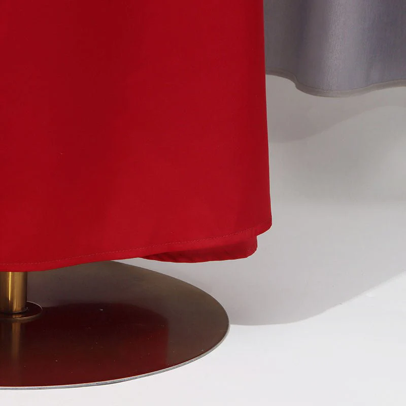 Cape Overlay Dress with Detachable Shawl(MS308) - Image 10
