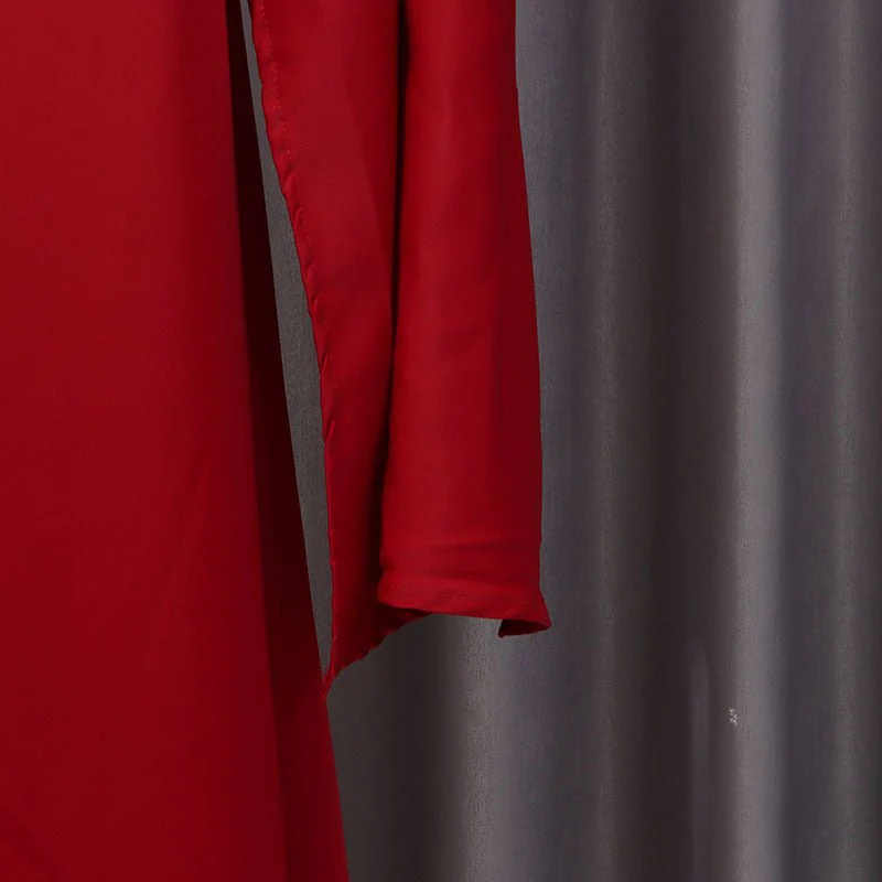 Cape Overlay Dress with Detachable Shawl(MS308) - Image 16