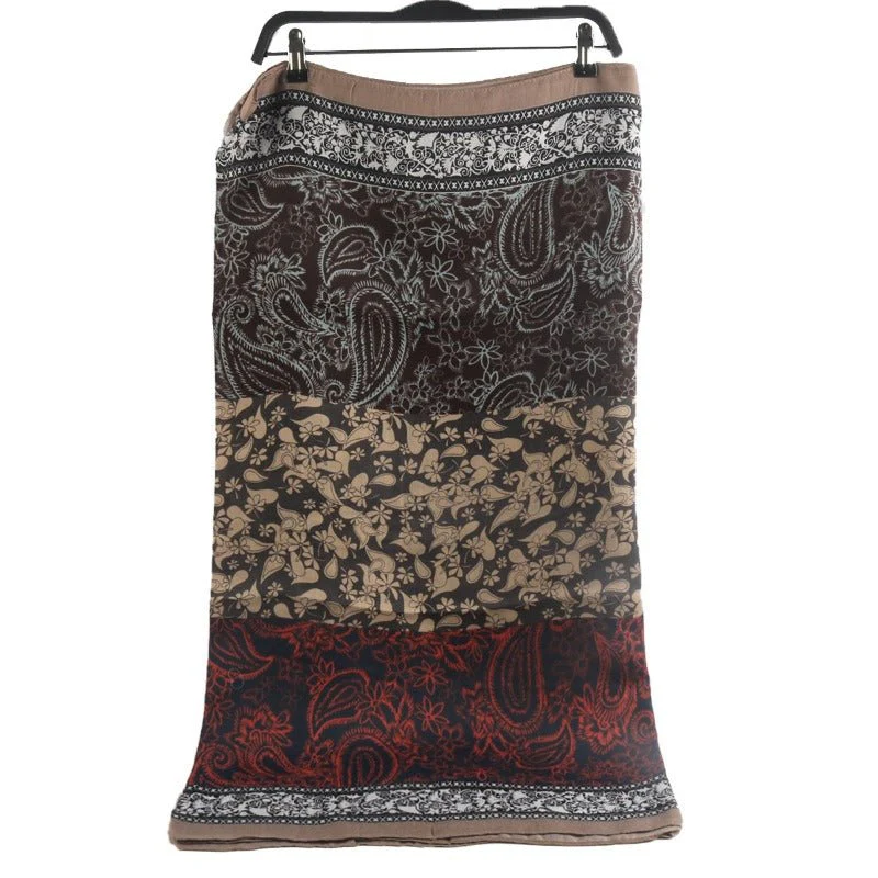 Cashmere-Feel Paisley Print Hijab Scarf | 180x85cm Fringe Edge Shawl with Traditional Motifs(MH150) - Image 12