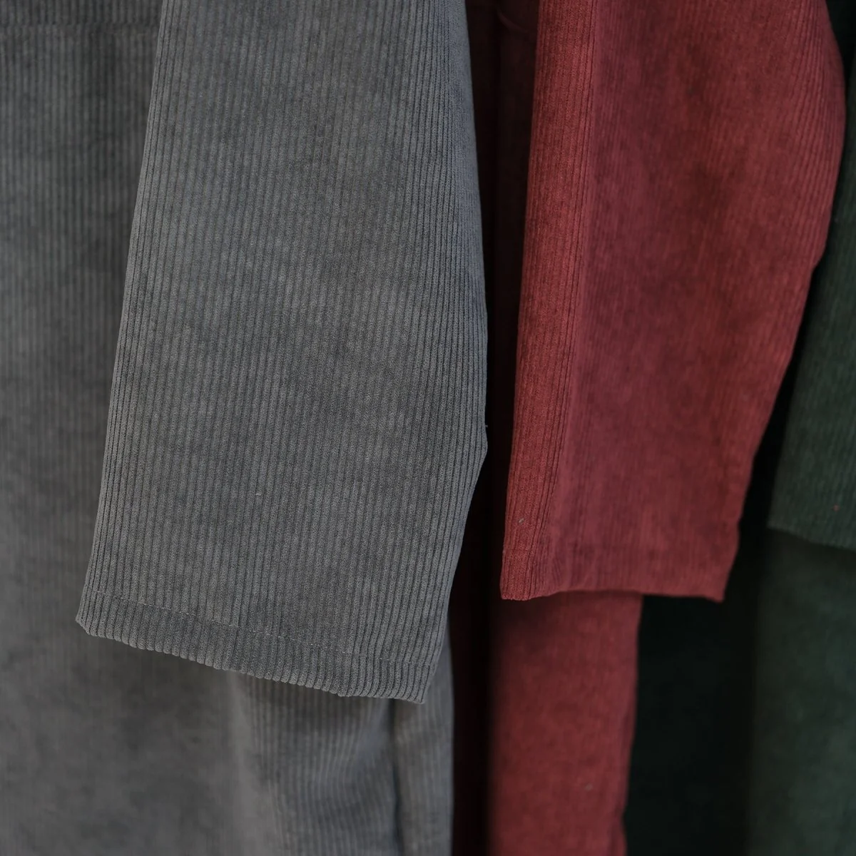 Casual Corduroy Hoodie Abaya (MA110) - Image 10