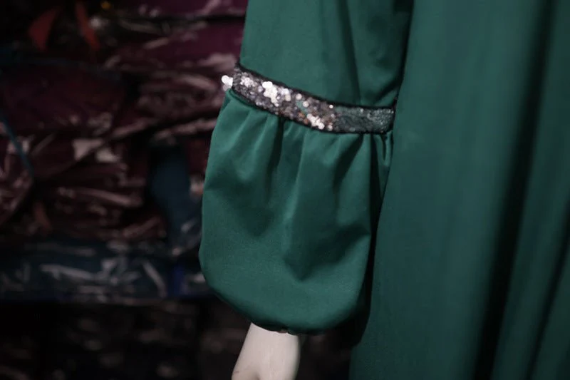 Casual Versatility Abaya with Delicate Sequin Details (MA150) - Image 5