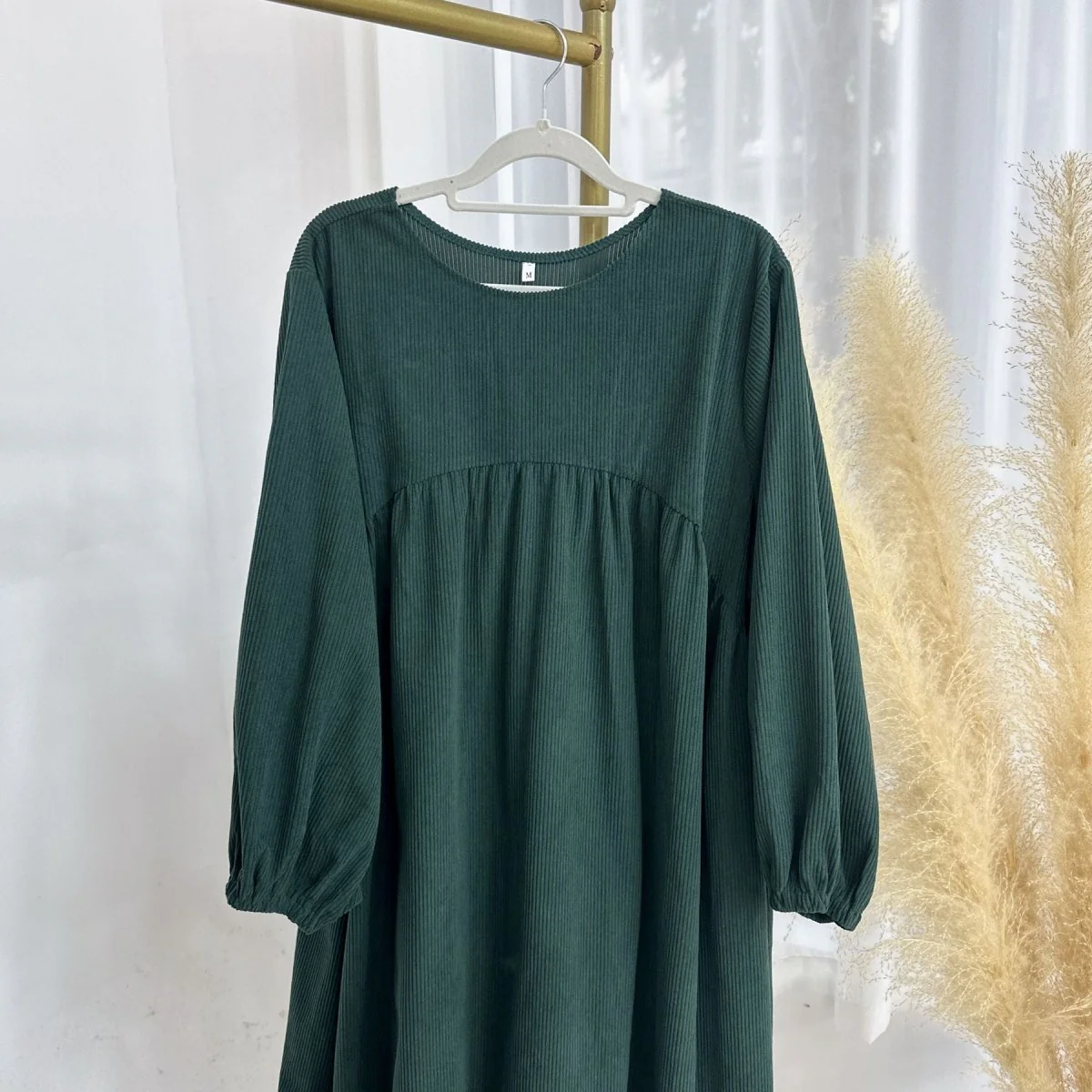 Corduroy Swing Loose Abaya | Corduroy Casual Abaya (MA117) - Image 16