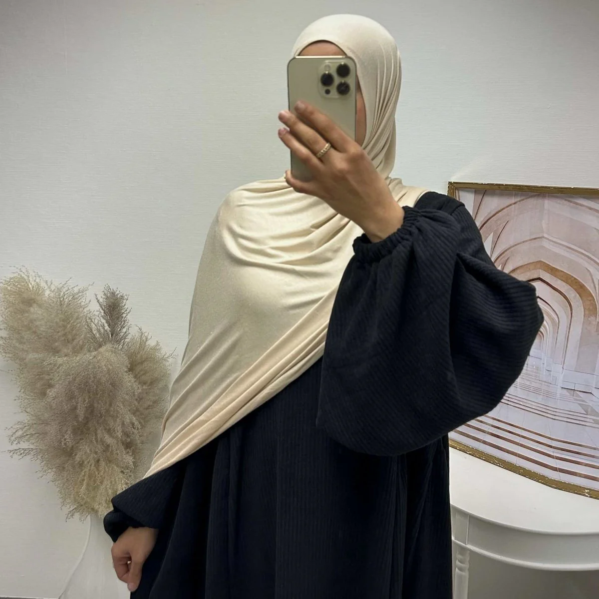 Corduroy Swing Loose Abaya | Corduroy Casual Abaya (MA117) - Image 3