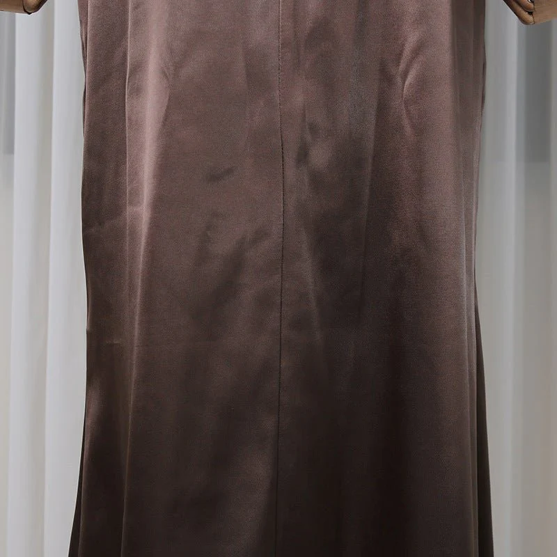 Corset Peplum Top & Maxi Skirt Set (MS396) - Image 15