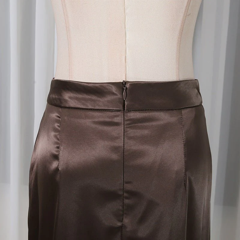Corset Peplum Top & Maxi Skirt Set (MS396) - Image 17