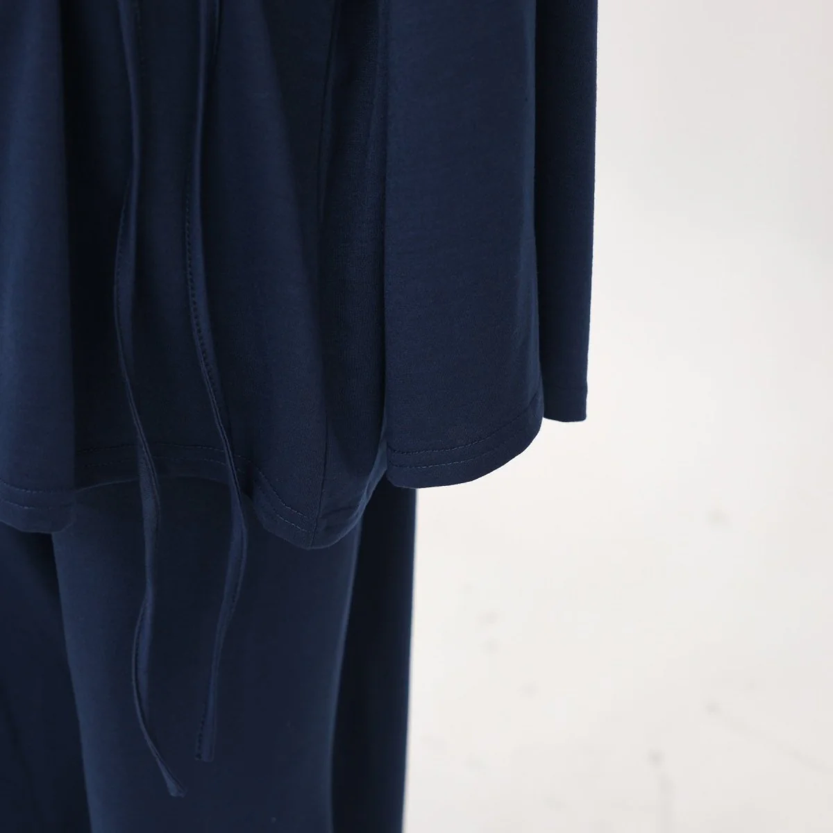 Cotton Two-Piece Set | Belted Tunic Top & Pants(MS279) - Image 19
