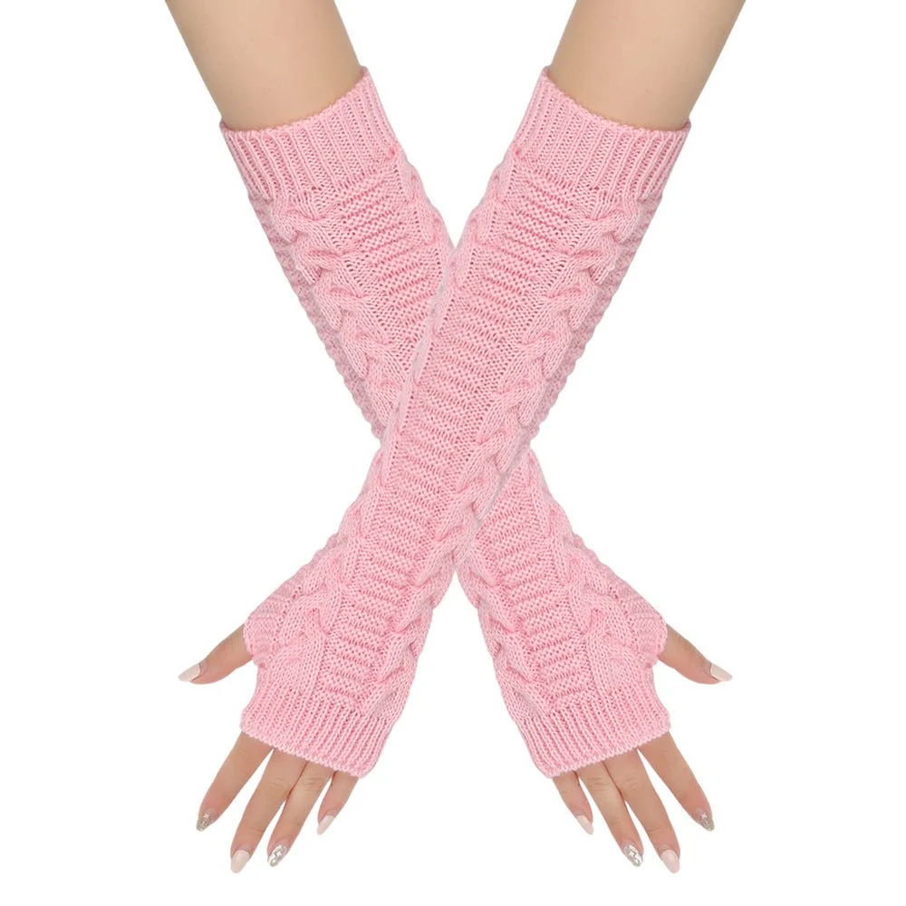 ‌Cozy Warm Cable-Knit Arm Sleeve Covers (MAC310) - Image 11