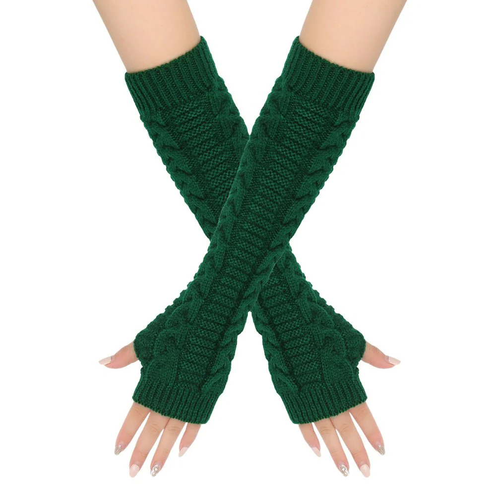 ‌Cozy Warm Cable-Knit Arm Sleeve Covers (MAC310) - Image 5