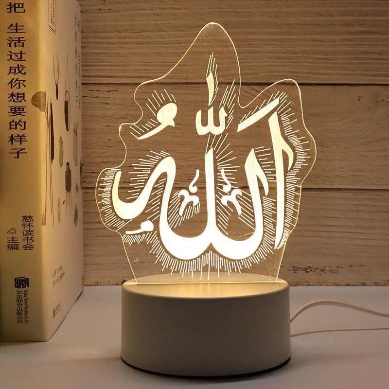 MR012 Ramadan 3D Led Night Light，USB 16 Color Change Remote Control Light - Image 22