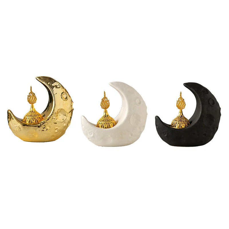 Crescent Ceramic Desktop Incense Burner (MAC400) - Image 5